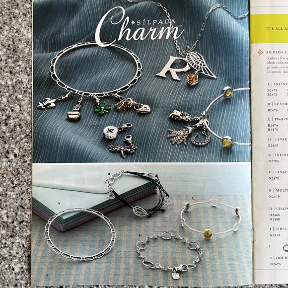 Rare - Silpada Charm Catalog 2012 / 2013 - Picture 5 of 7
